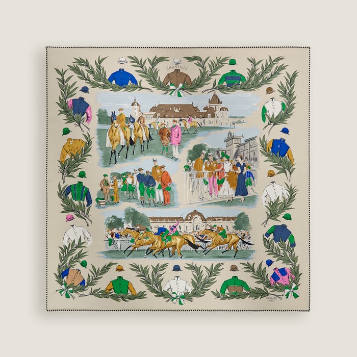 Champ De Courses a Chantilly Scarf 70