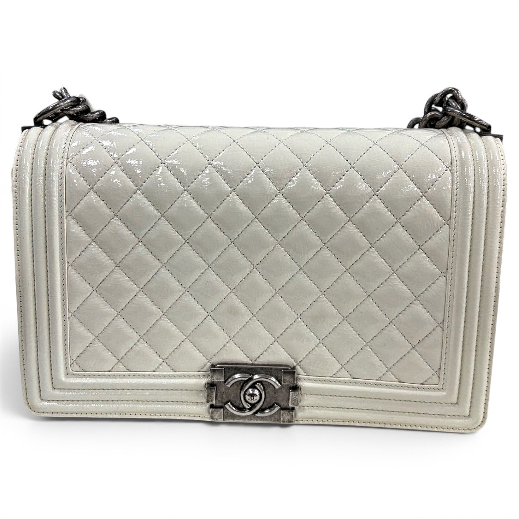 Boy patent leather handbag