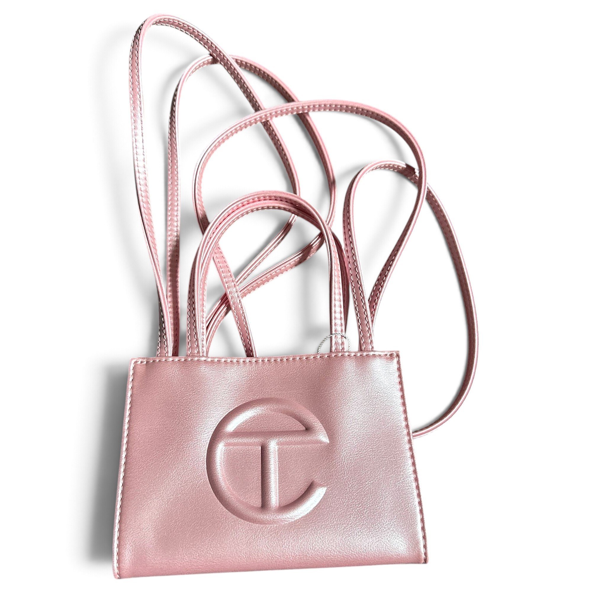 Small Shopping Bag vegan leather crossbody bag