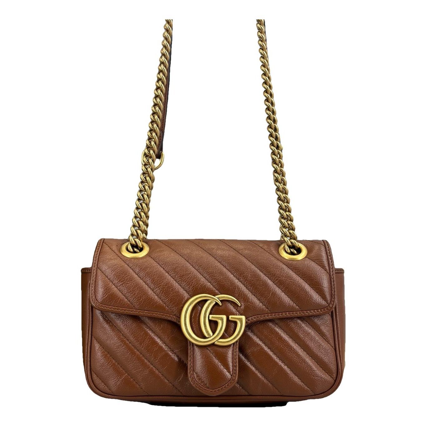 GG Marmont Flap leather handbag
