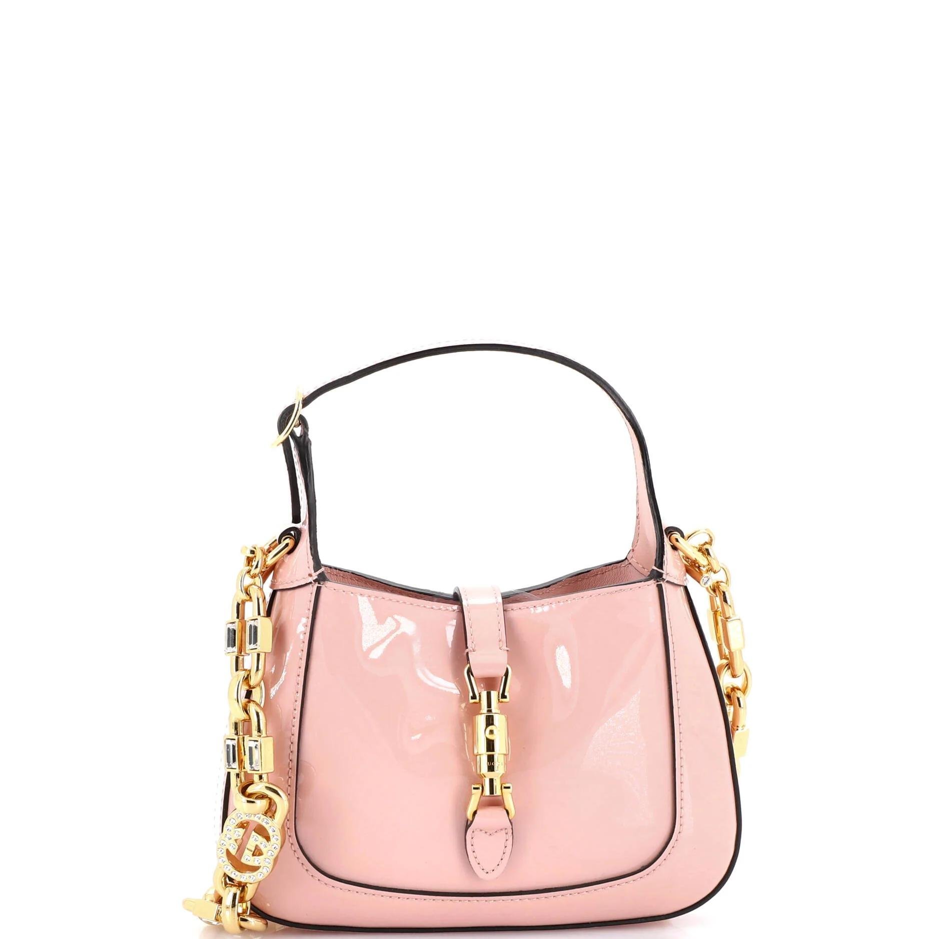 Patent leather handbag
