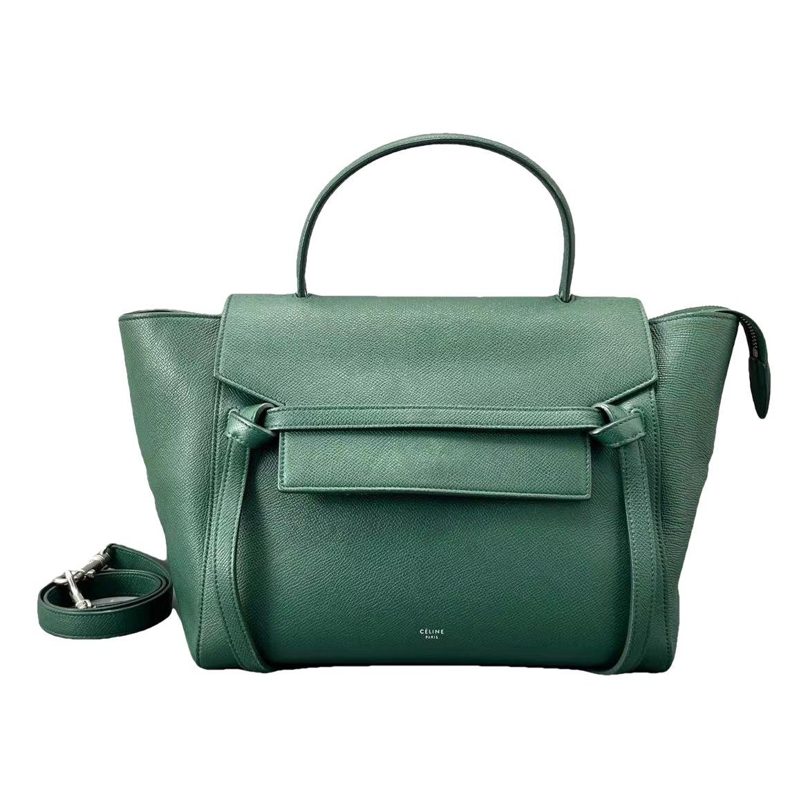 Belt leather handbag