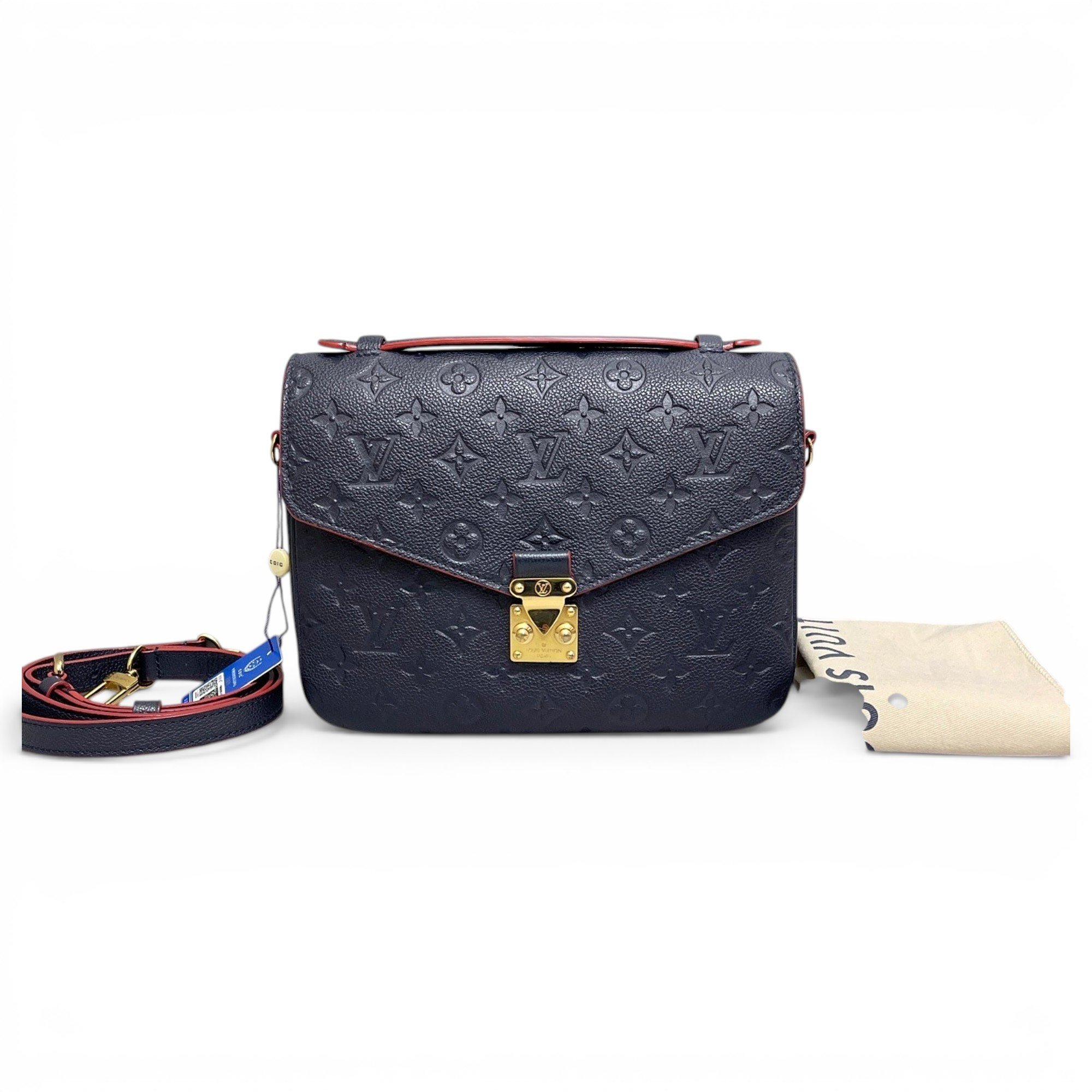 Metis leather crossbody bag