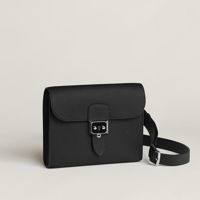 Noir Sac a Depeches 21 Laque Bag