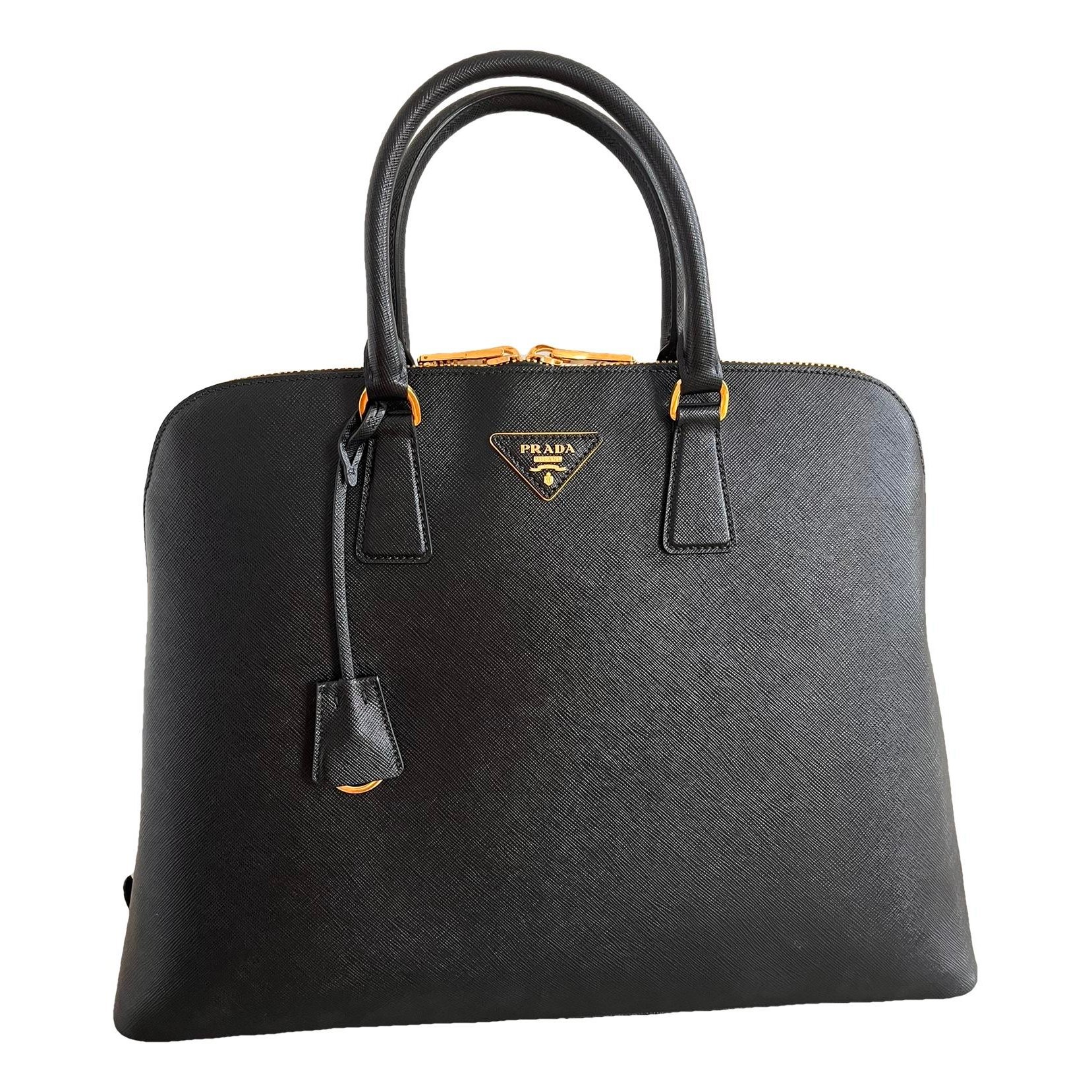 Promenade leather handbag