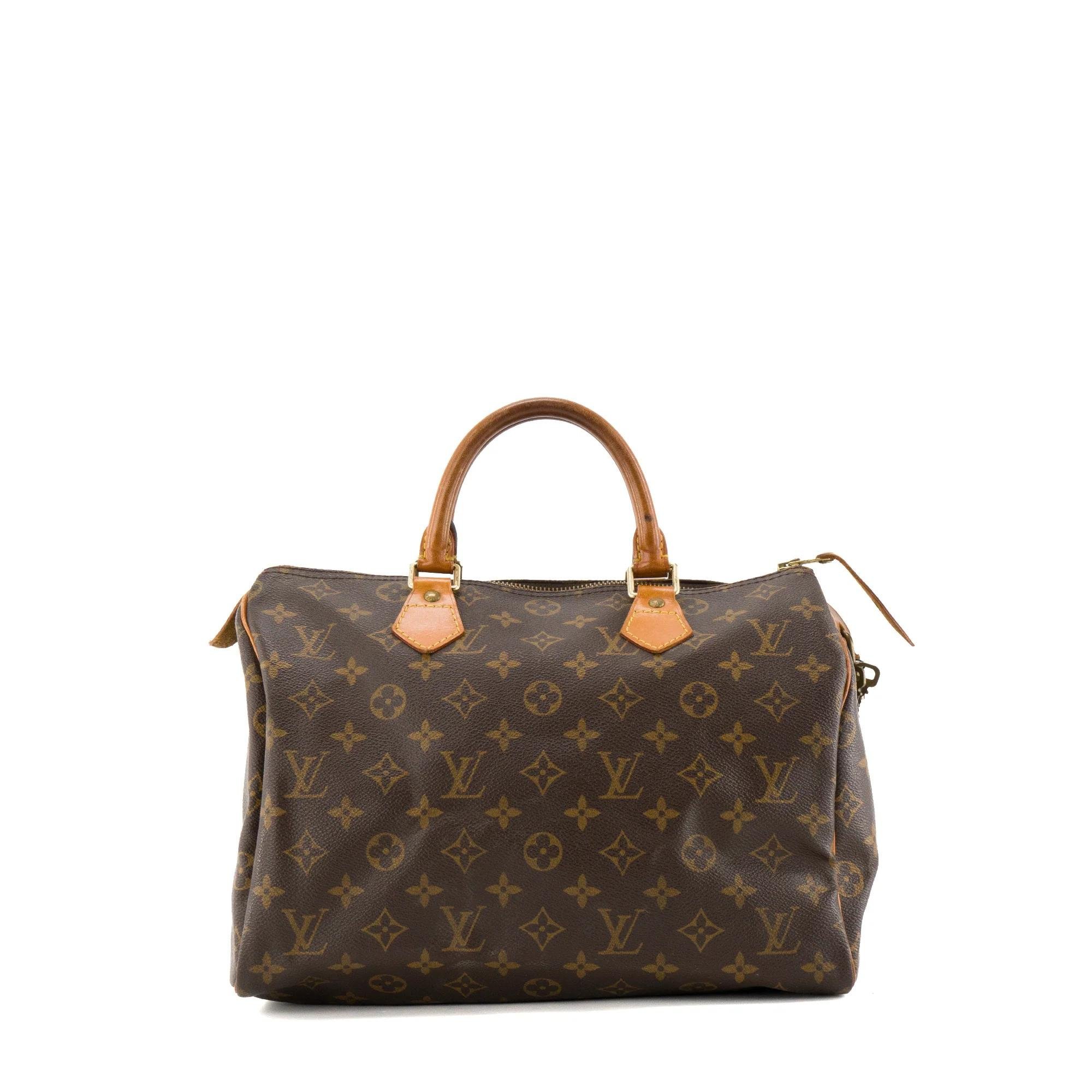Speedy leather handbag