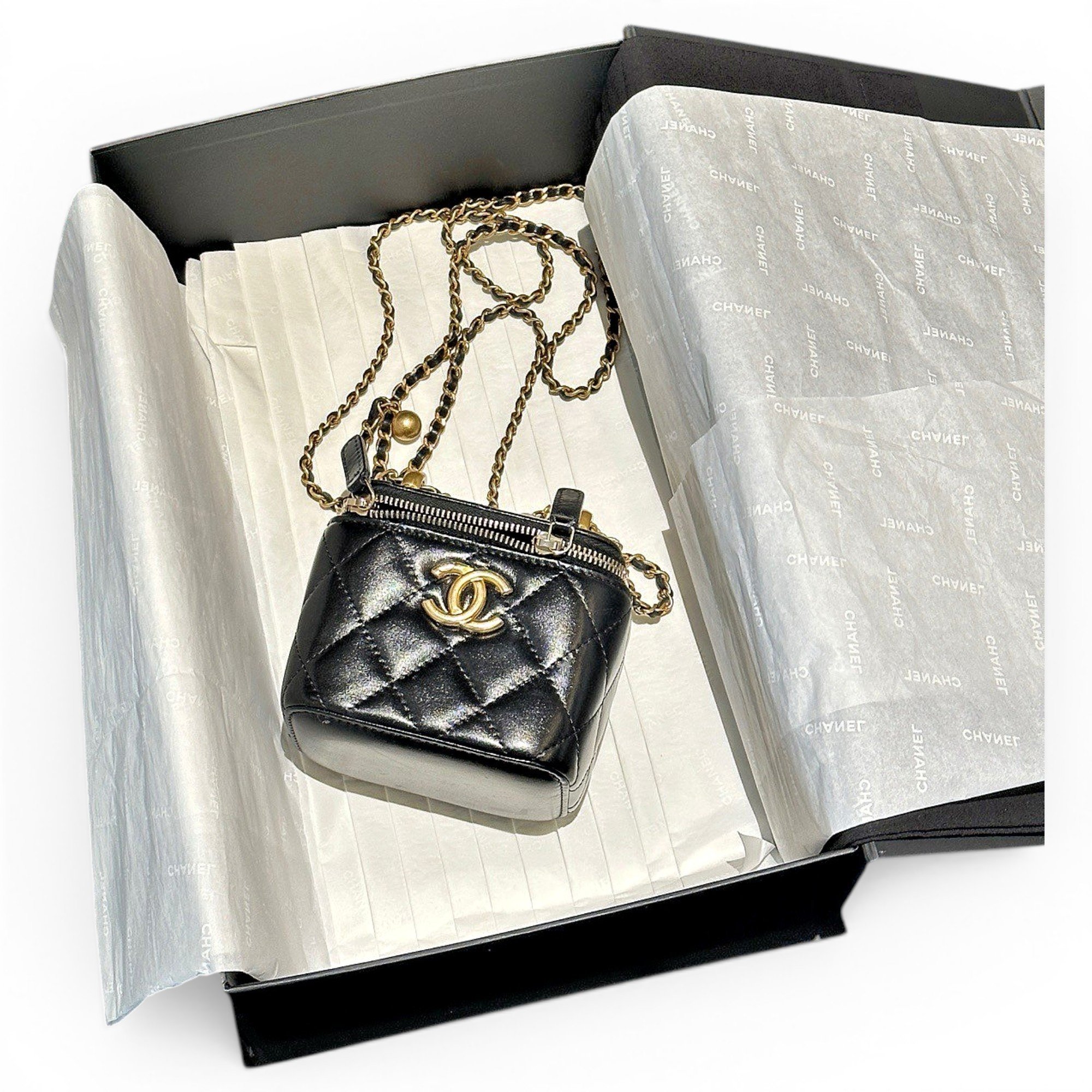 Chanel Vanity leather mini bag