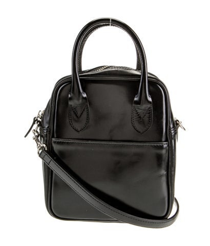 Comme des Garcons Des Garcons Patent Leather Top Handle Bag