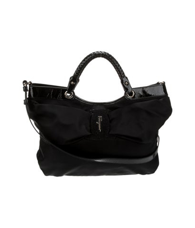 Salvatore Ferragamo Ferragamo Nylon Top Handle Bag