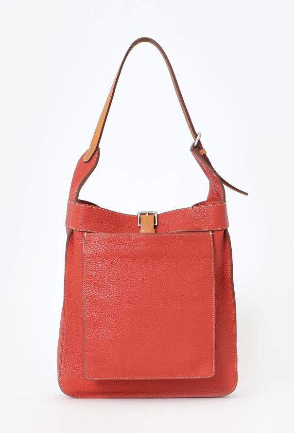 Hermes Orange Clémence Marwari Bag