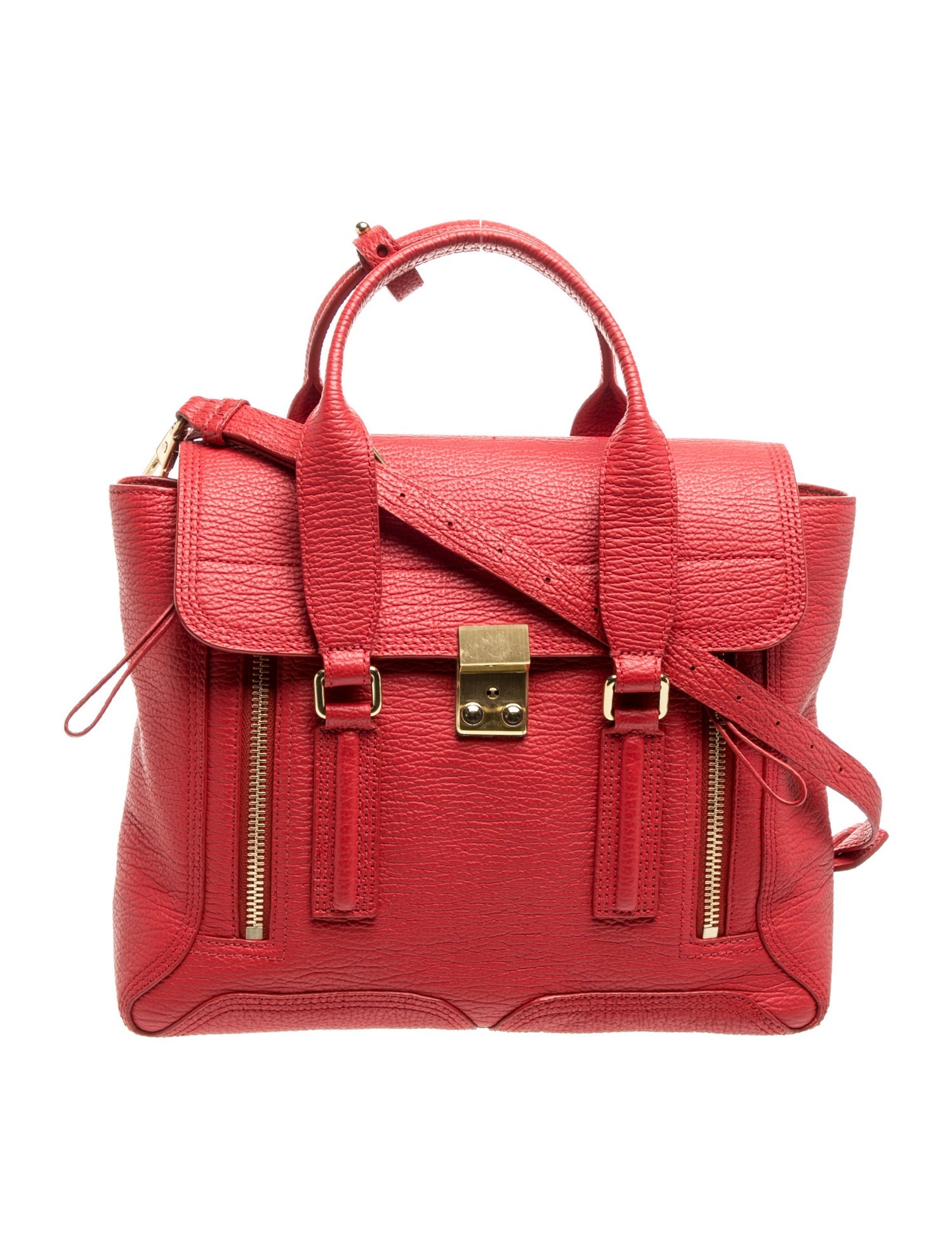 Leather Top Handle Bag