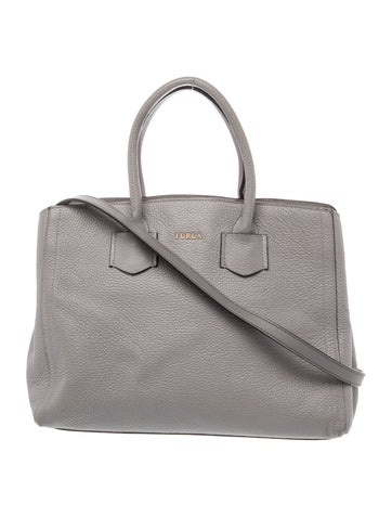 Leather Top Handle Bag