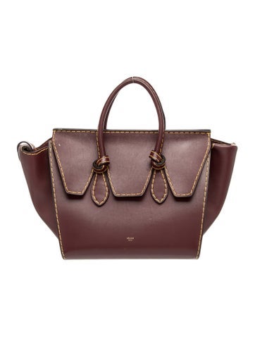 Leather Tie Tote Small