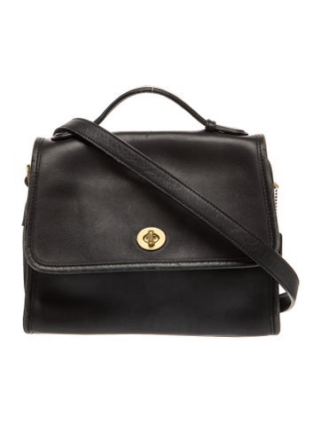 Leather Top Handle Bag