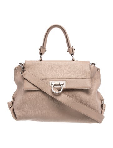 Ferragamo Leather Top Handle Bag