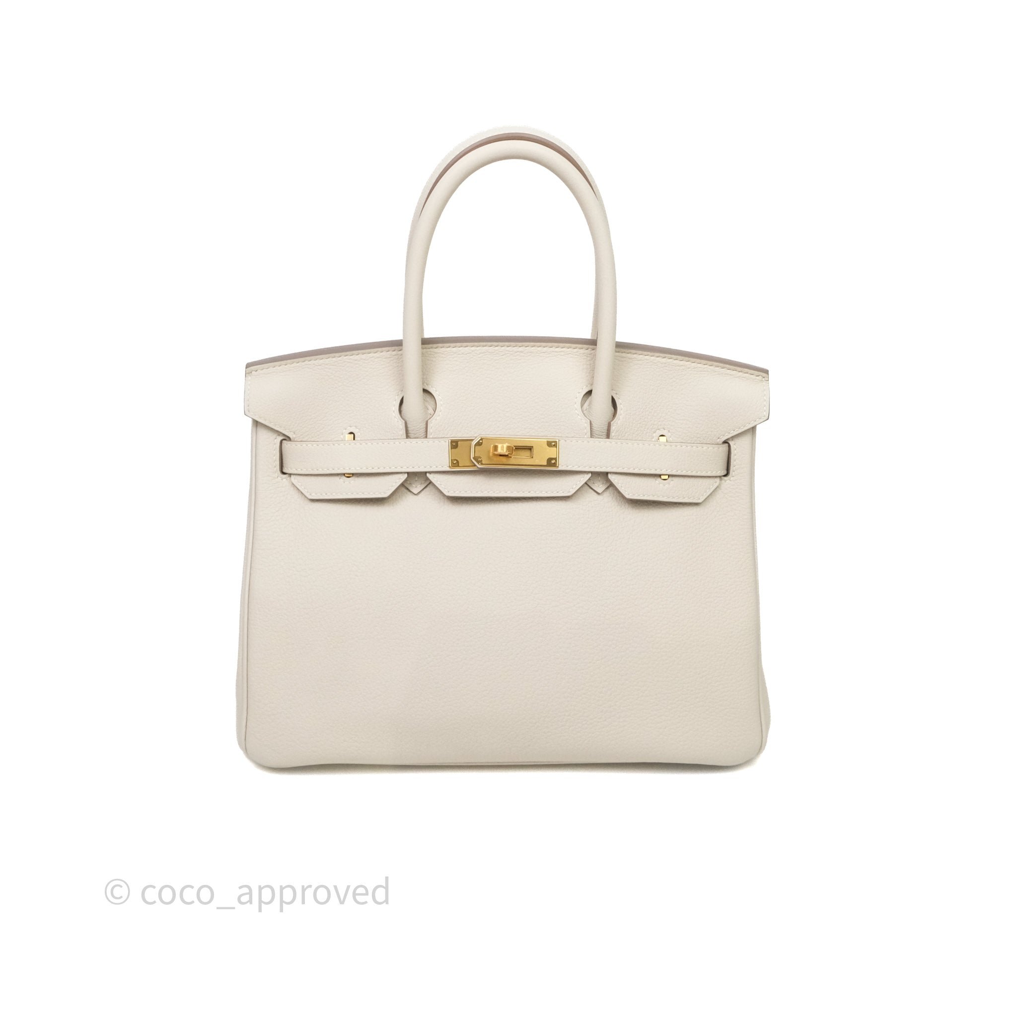 Hermès Birkin 30 Craie 10 Togo Gold Hardware