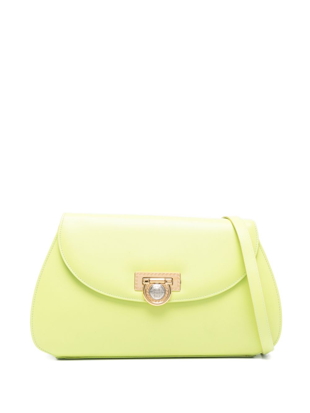 Versace 1990s turn-lock leather clutch bag