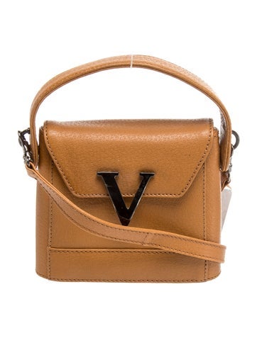 Valentino Leather Top Handle Bag