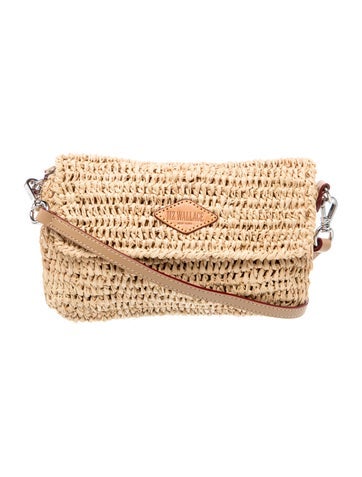 Raffia Crossbody Bag
