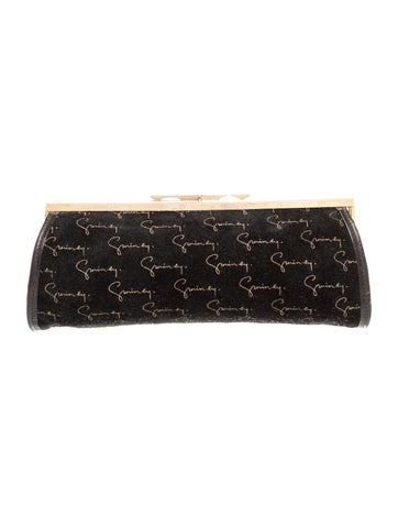 Suede Clutch Vintage