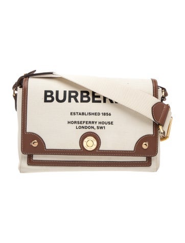 Horseferry Check Horseferry Print Canvas Note Crossbody Bag