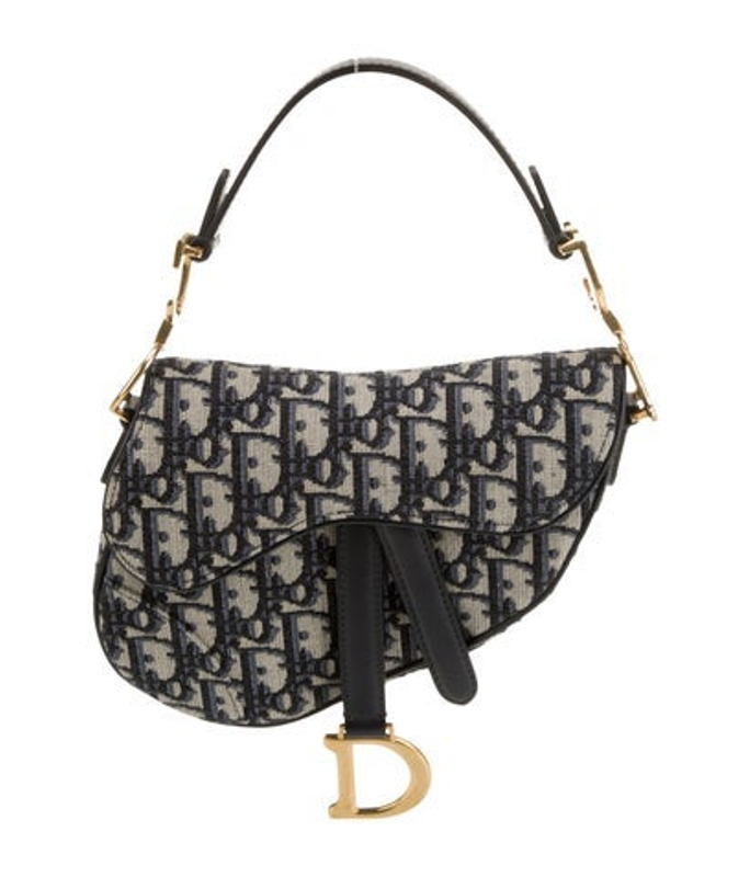 Dior Dior Oblique Jacquard Saddle Mini