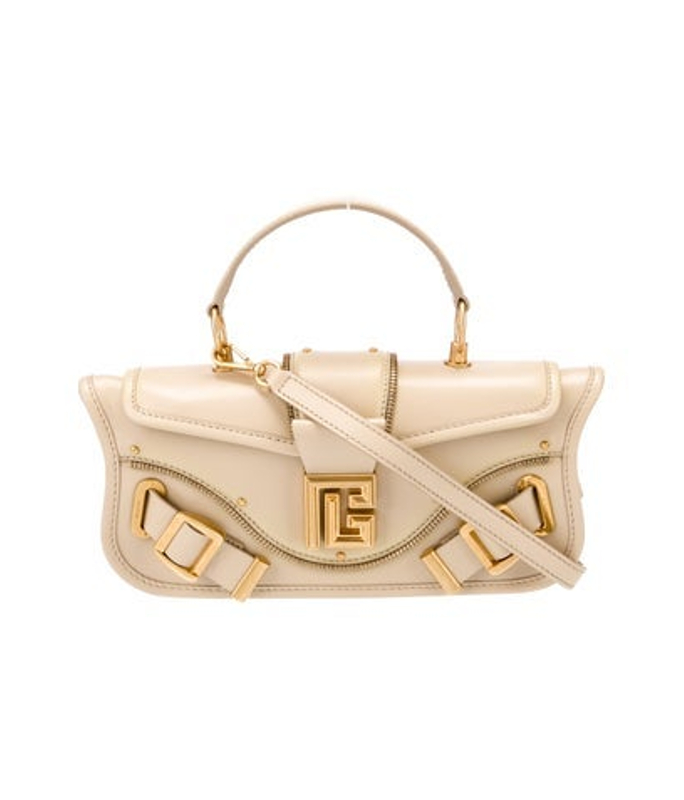 Balmain Leather Shoulder Bag