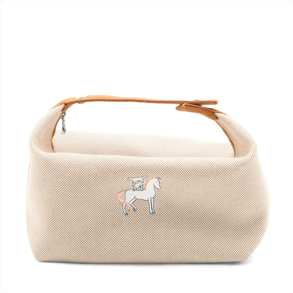 Hermès Brid A Black GM Toile H Brown Silver Metal Fittings Gabriol