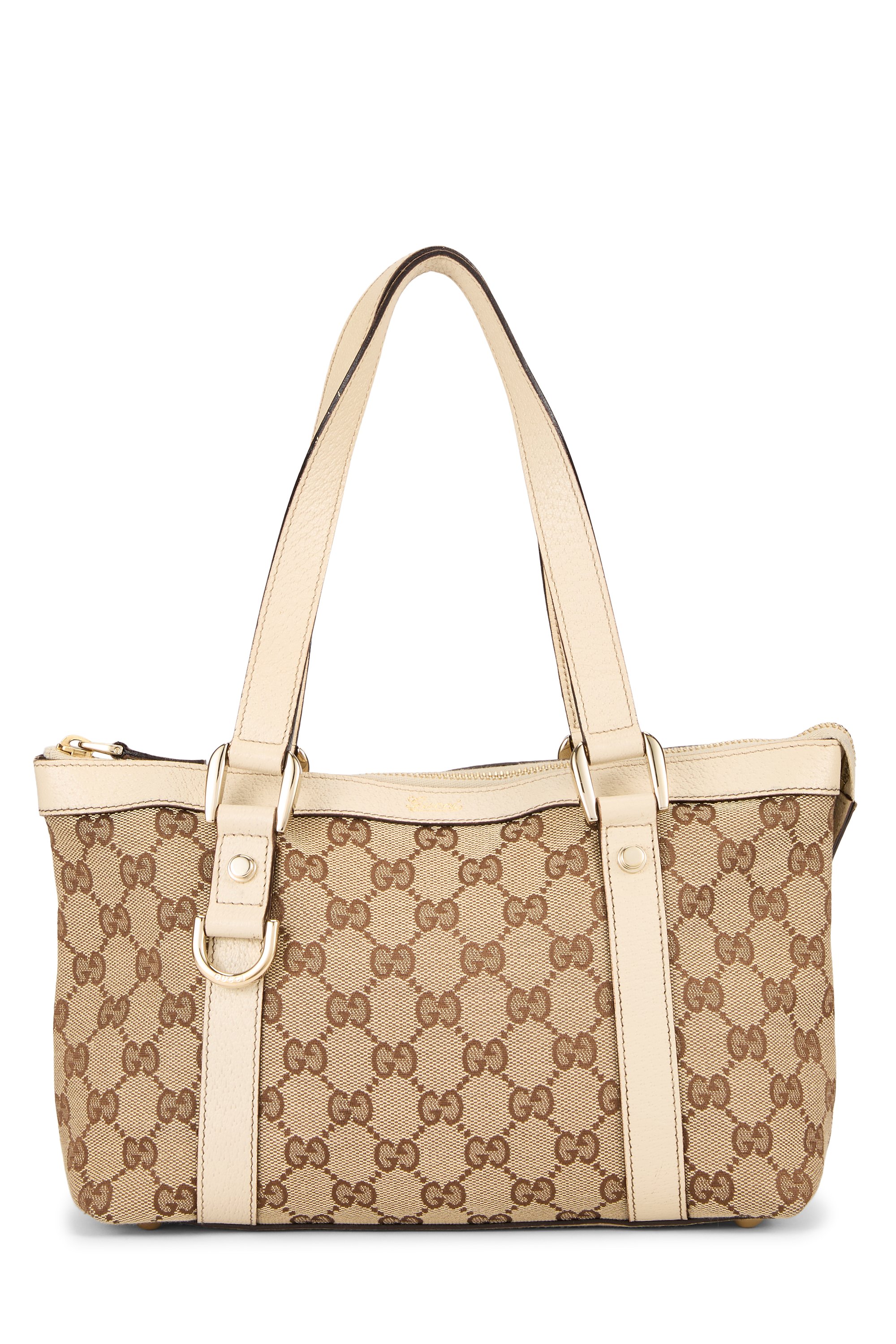 Original GG Canvas Abbey Zip Tote Small