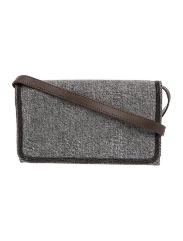 Brunello Cucinelli Canvas Crossbody Bag