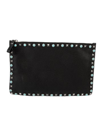 Valentino Rockstud Clutch