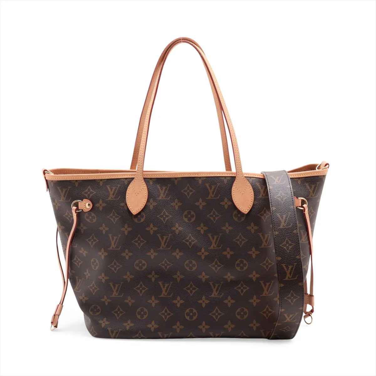 Louis Vuitton Monogram Neverfull INSIDE OUT MM M28407 Brown x white