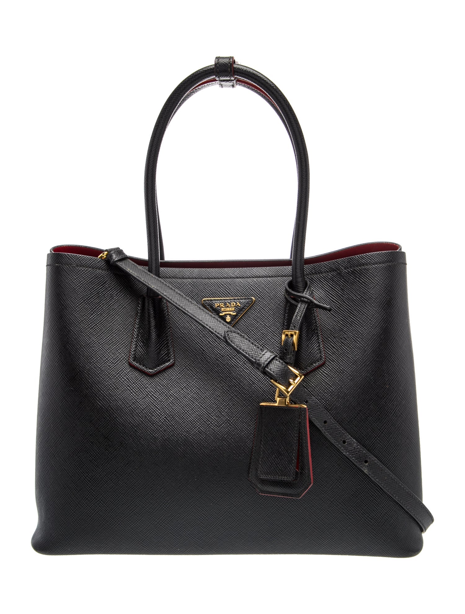 Prada Saffiano Leather Double Bag