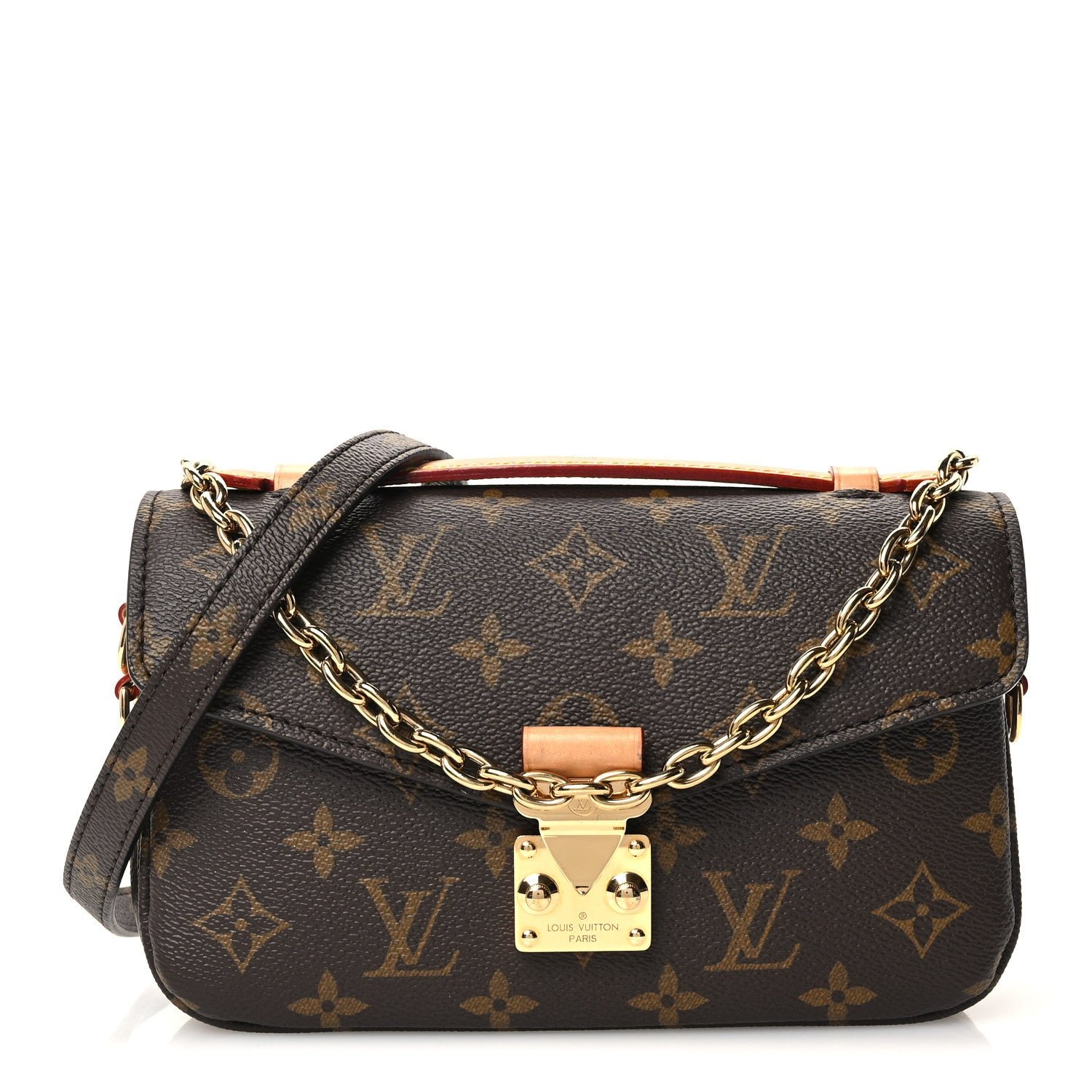 Louis Vuitton Monogram Pochette Metis East West