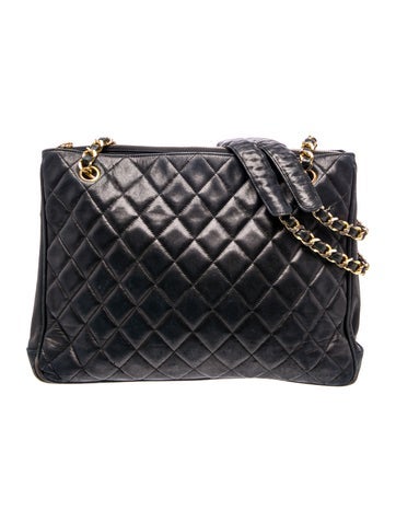 Quilted CC Charm Tote