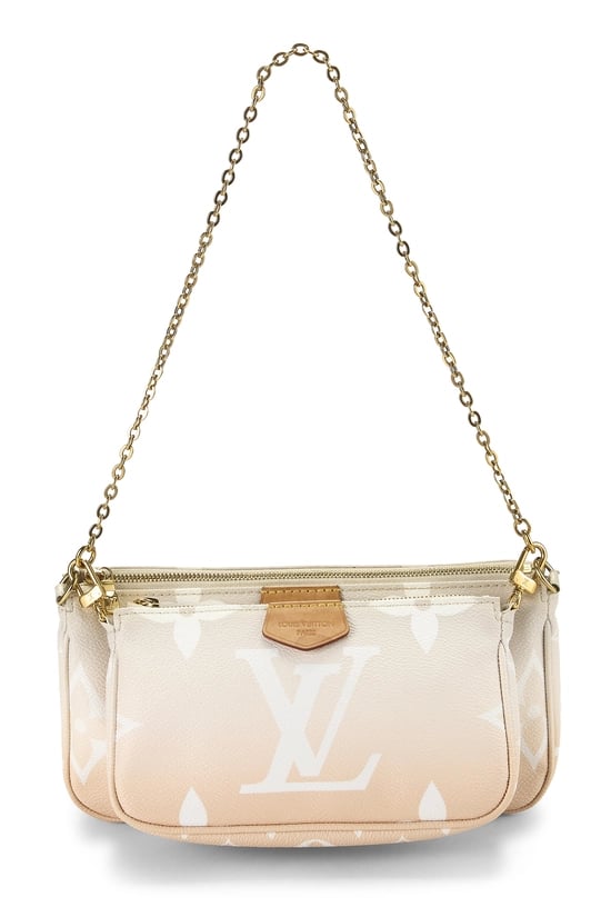 Orange Monogram Giant By The Pool Multi Pochette