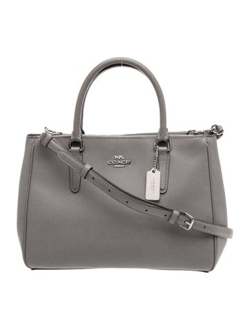 Leather Top Handle Bag