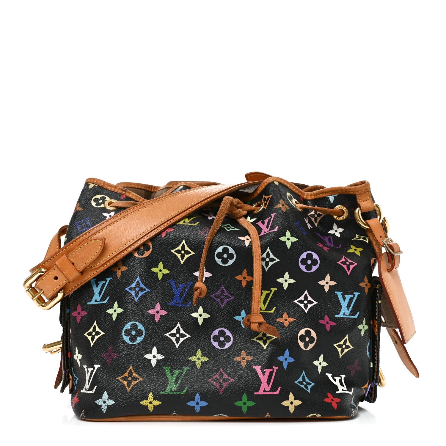 Louis Vuitton Monogram Multicolor Petit Noe Black