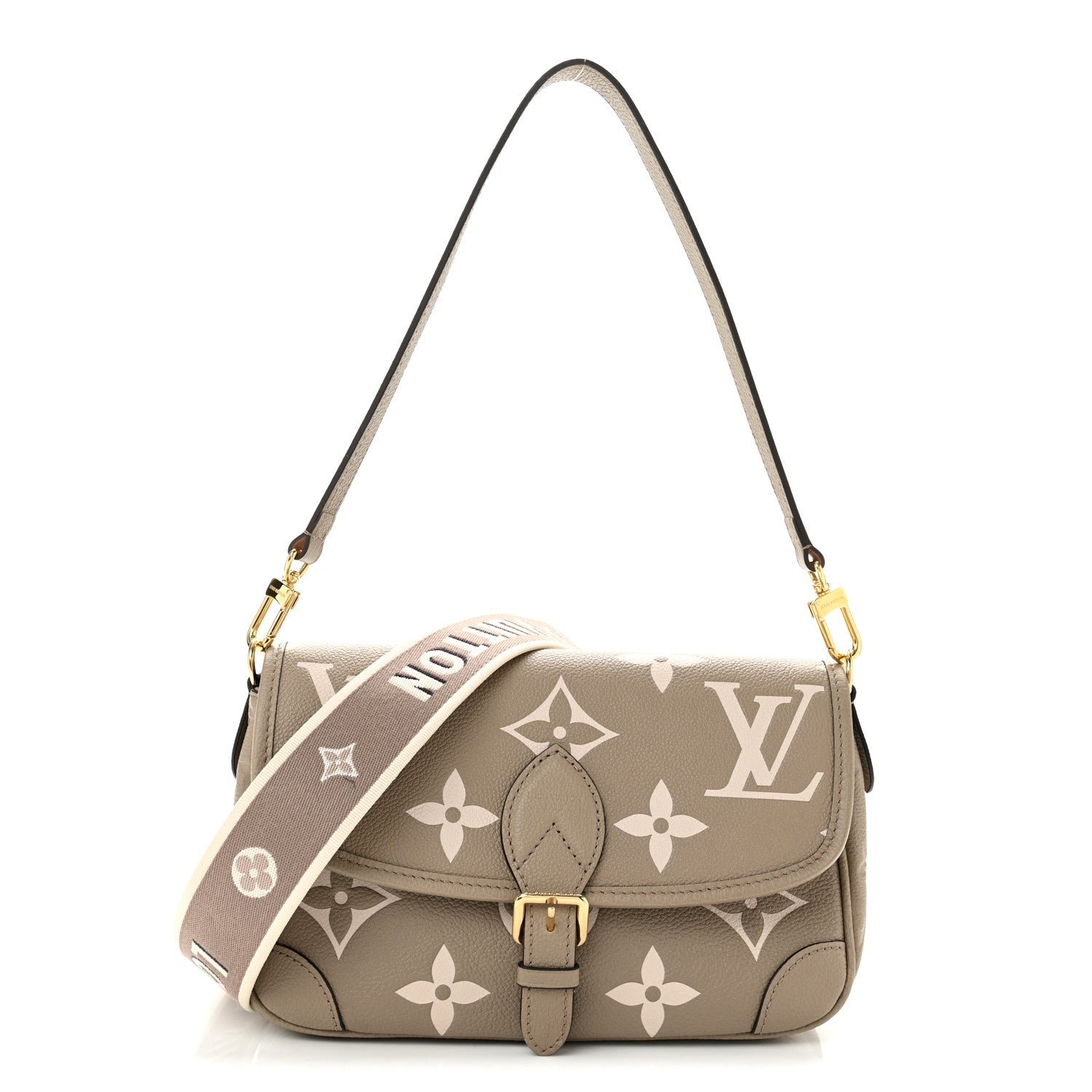 Louis Vuitton Empreinte Monogram Giant Diane Tourterelle Creme