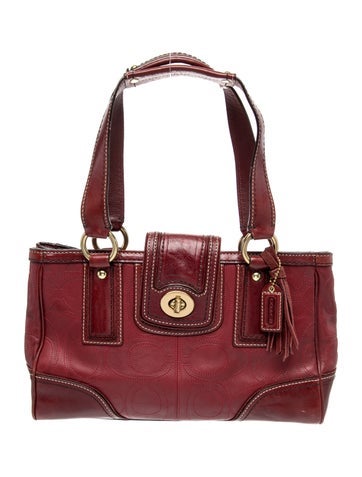 Leather Top Handle Bag