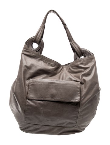 Leather Top Handle Bag