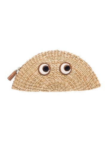 Raffia Clutch