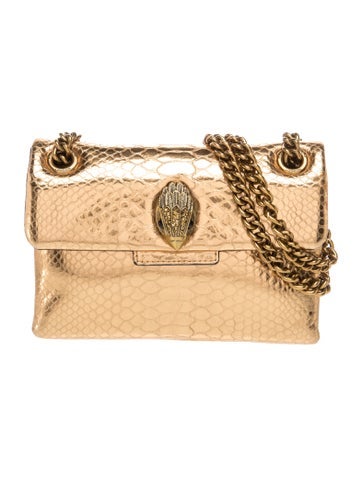 Embossed Leather Shoulder Bag Mini