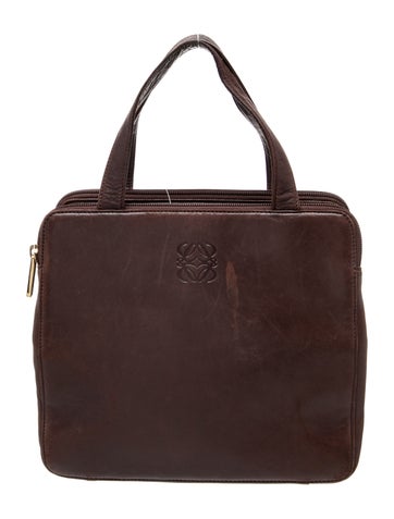 Leather Top Handle Bag Vintage