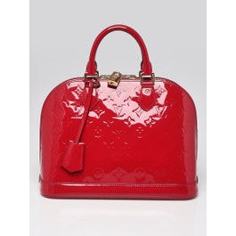 Louis Vuitton Louis Vuitton Rose Indian Monogram Vernis Alma PM Bag	