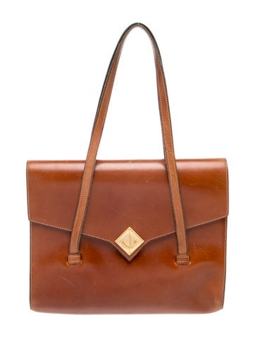 Leather Top Handle Bag Vintage
