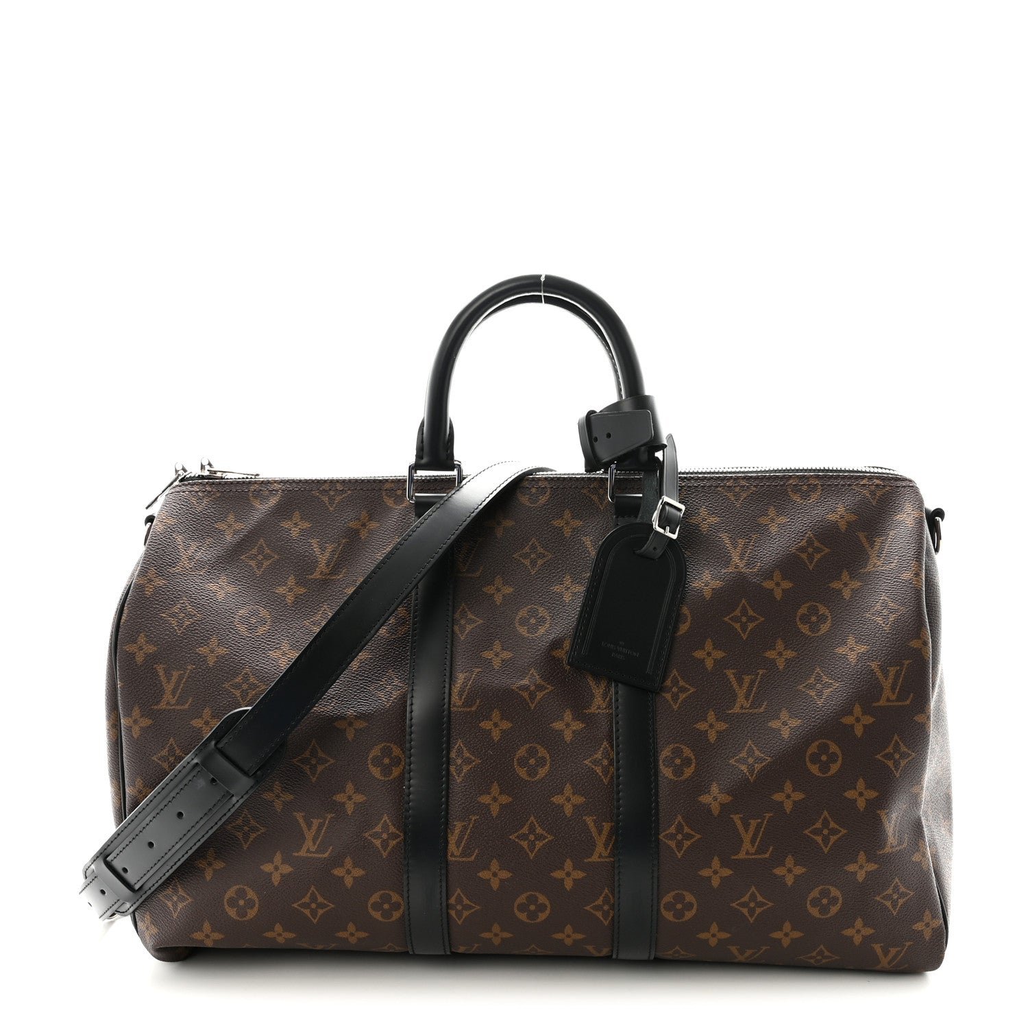 Louis Vuitton Monogram Macassar Keepall Bandouliere 45
