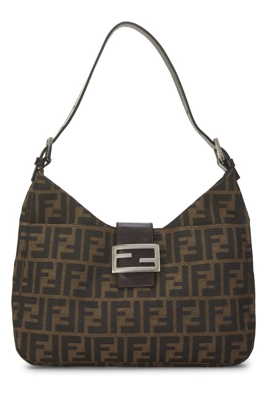 Brown Zucca Canvas Shoulder Bag