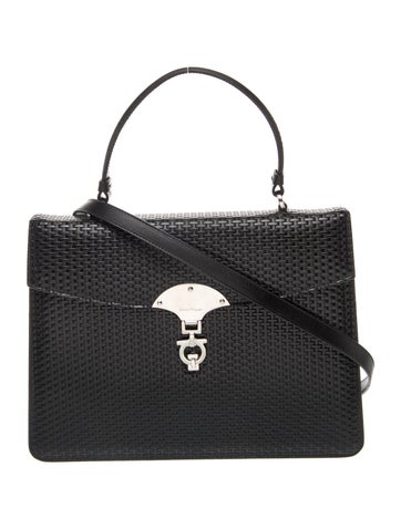 Leather Top Handle Bag