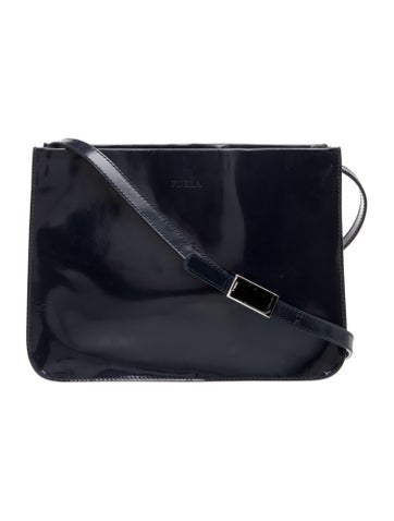 Furla Patent Leather Shoulder Bag